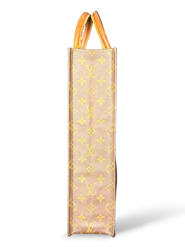 Louis Vuitton Sac Plat Handtasche Tote Bag Shopper Monogram Braun