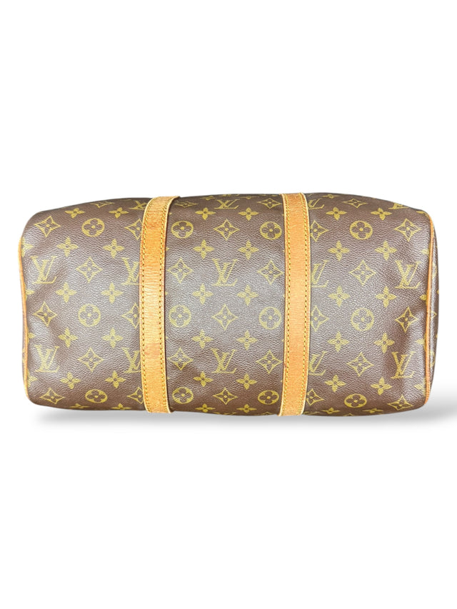 Louis Vuitton Sac Souple 35 Reisetasche Weekender Keepall Monogram Braun