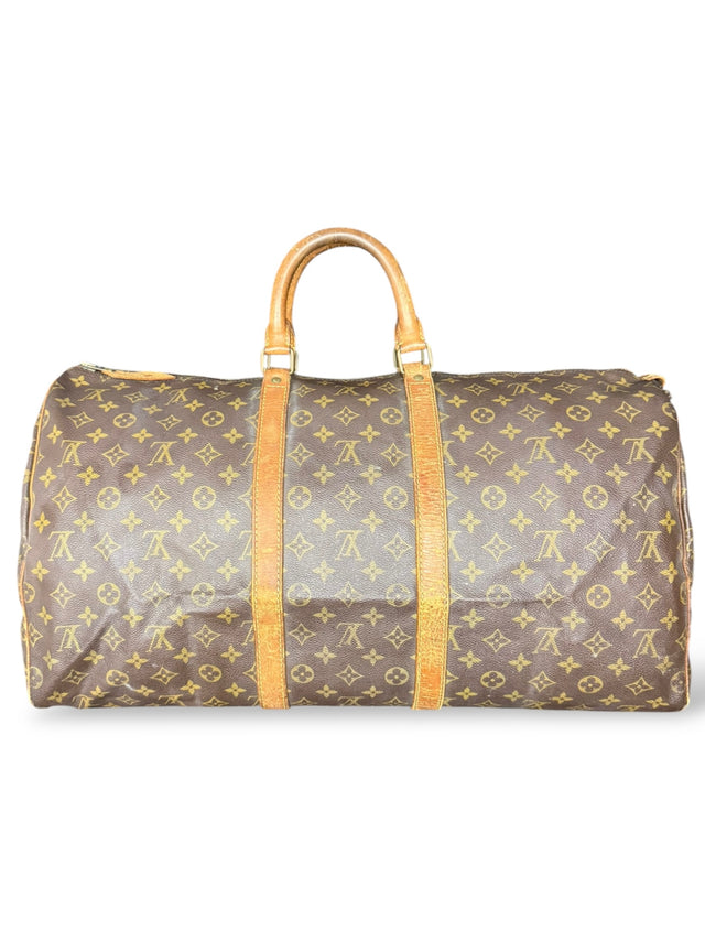 Louis Vuitton Keepall 55 Reisetasche Weekender Tasche Monogram Braun