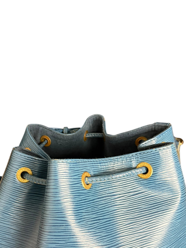 Louis Vuitton Sac Noe Petit Handtasche Epi Leder Blau