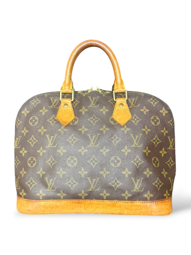 Louis Vuitton Alma Handtasche Tasche Monogram Braun