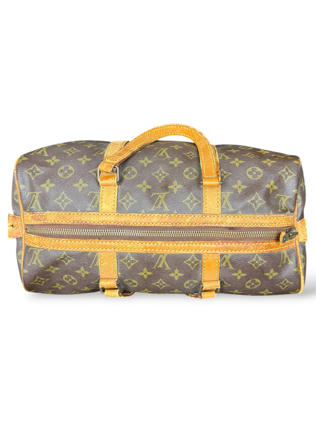 Louis Vuitton Sac Souple 35 Reisetasche Weekender Keepall Monogram Braun