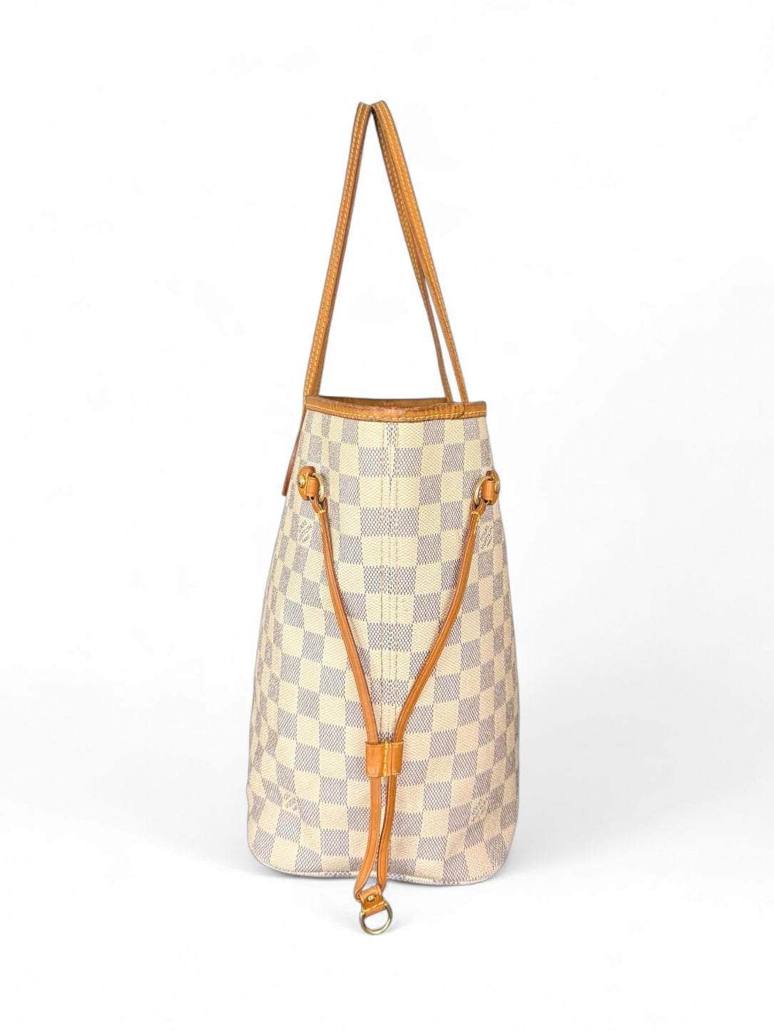 Louis Vuitton Neverfull MM Handtasche Shopper Damier Azur
