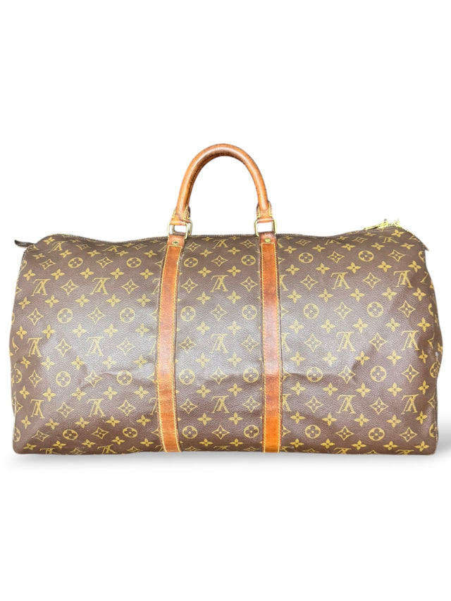 Louis Vuitton Keepall 55 Reisetasche Weekender Tasche Monogram Braun