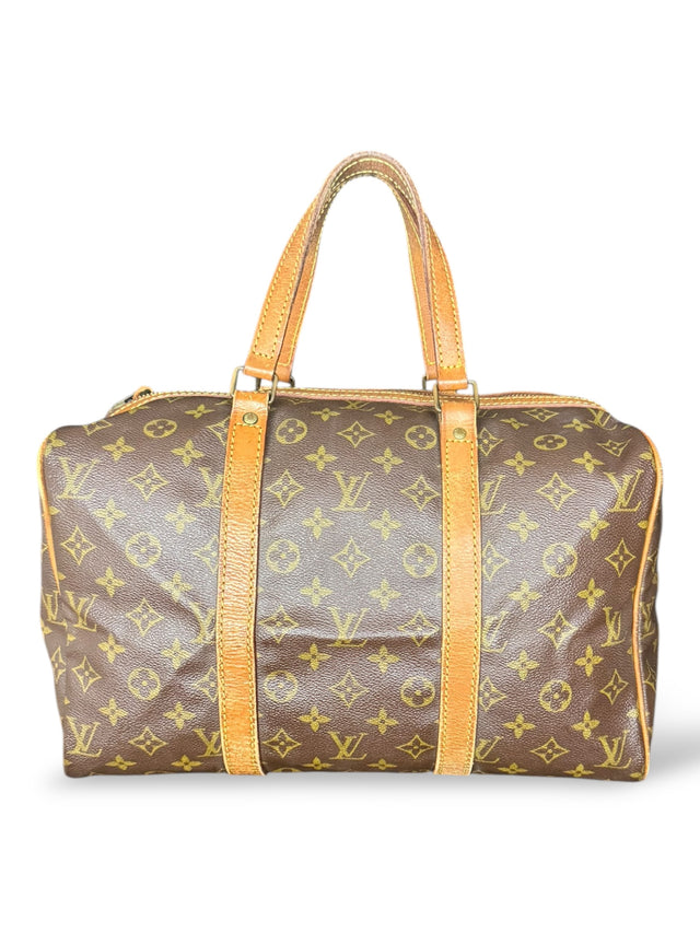 Louis Vuitton Sac Souple 35 Reisetasche Weekender Keepall Monogram Braun