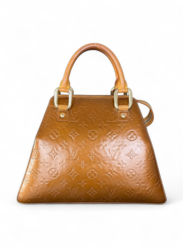 Louis Vuitton Forsyth Handtasche Vernis Bronze Braun