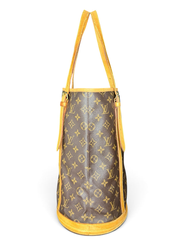 Louis Vuitton Bucket GM Handtasche Shopper Monogram Braun