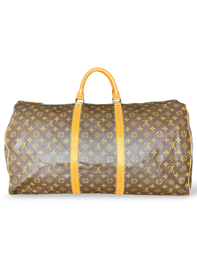 Louis Vuitton Keepall 60 Reisetasche Weekender Tasche Monogram Braun