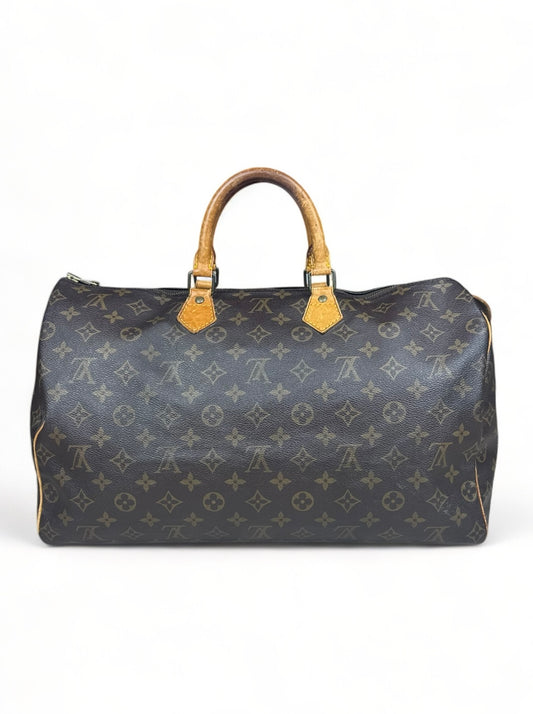 Louis Vuitton Speedy 40 Handtasche Monogram Braun