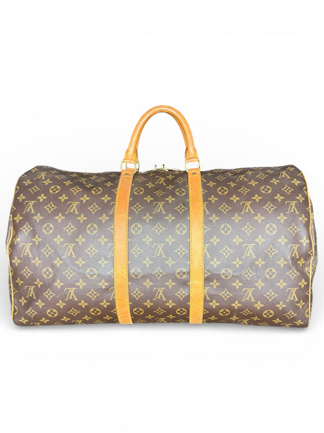 Louis Vuitton Keepall 55 Reisetasche Weekender Tasche Monogram Braun