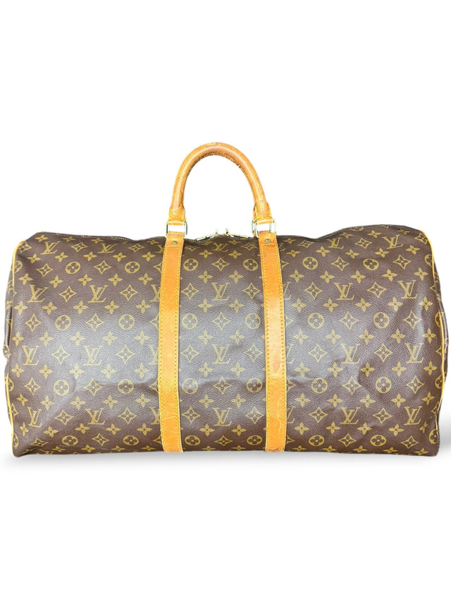 Louis Vuitton Keepall 55 Reisetasche Weekender Tasche Monogram Braun