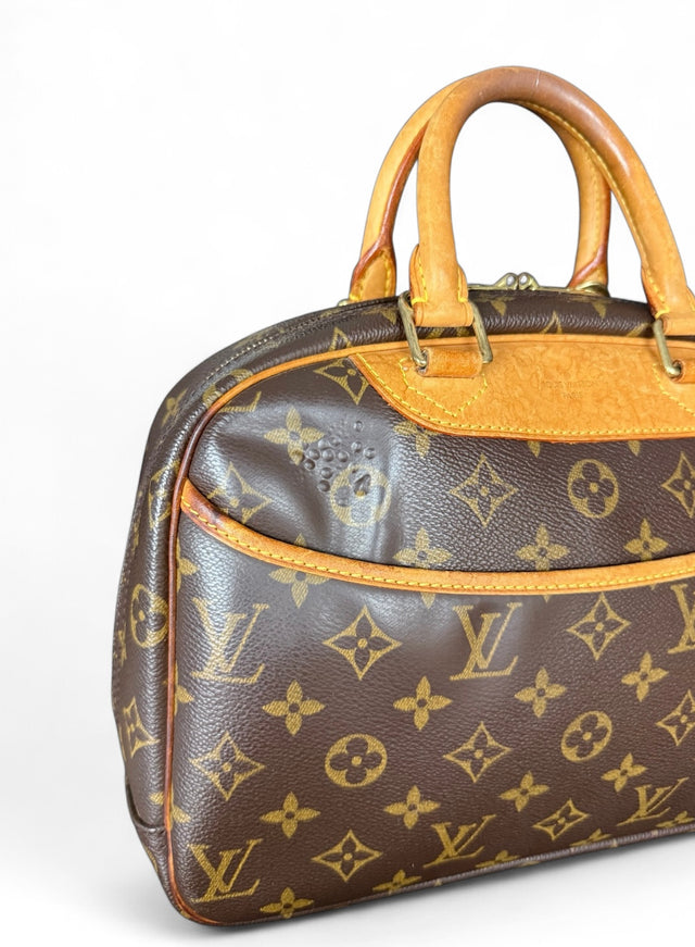 Louis Vuitton Deauville Mini Handtasche Monogram Braun