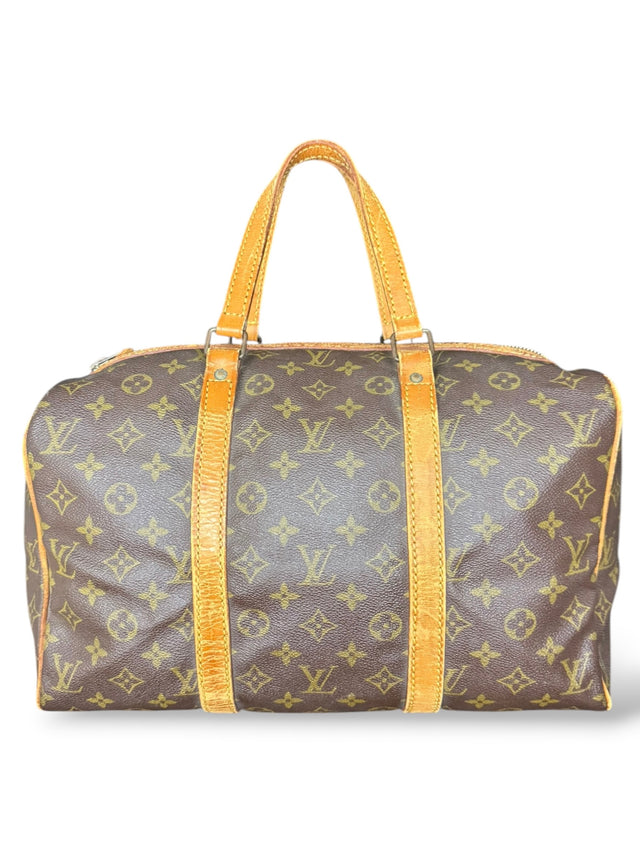 Louis Vuitton Sac Souple 35 Reisetasche Weekender Keepall Monogram Braun