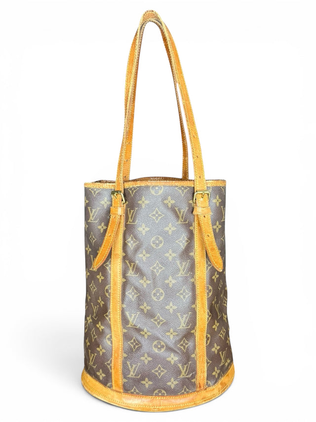 Louis Vuitton Bucket GM Handtasche Shopper Monogram Braun