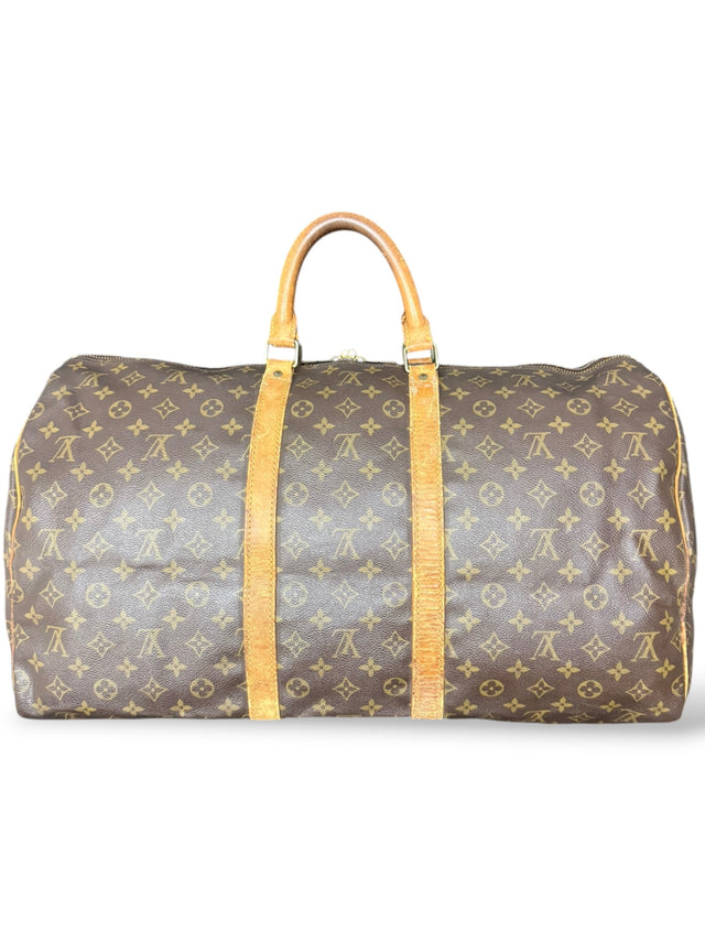 Louis Vuitton Keepall 55 Reisetasche Weekender Tasche Monogram Braun