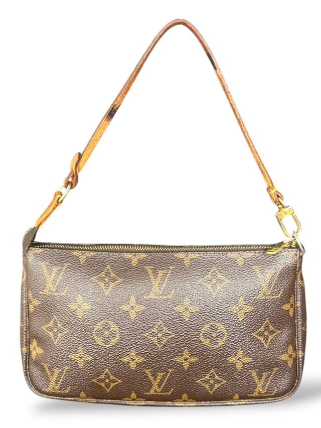 Louis Vuitton Pochette Accessoires Handtasche Monogram Braun
