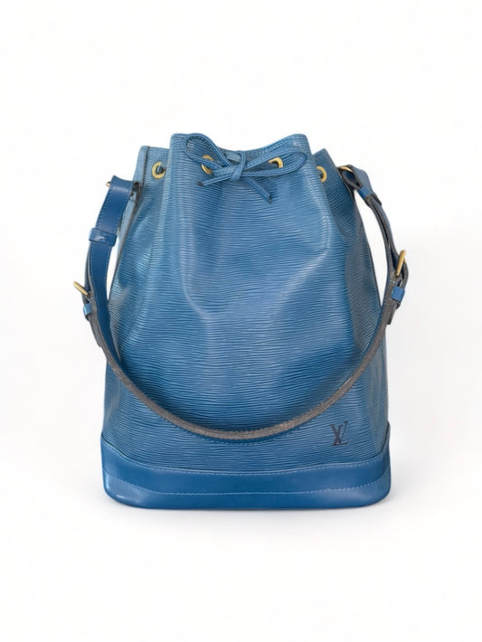 Louis Vuitton Sac Noe Grande Handtasche Epi Leder Blau
