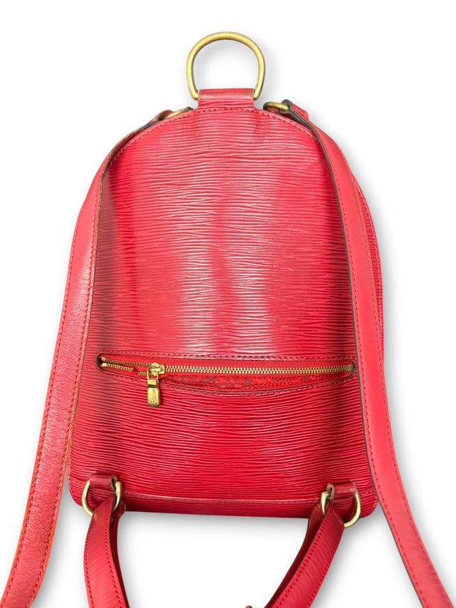 Louis Vuitton Mabillon Rucksack Tasche Epi Leder Rot