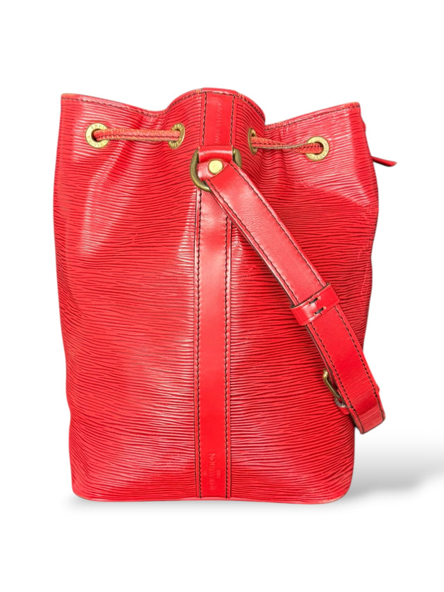 Louis Vuitton Sac Noe Petit Handtasche Epi Leder Rot