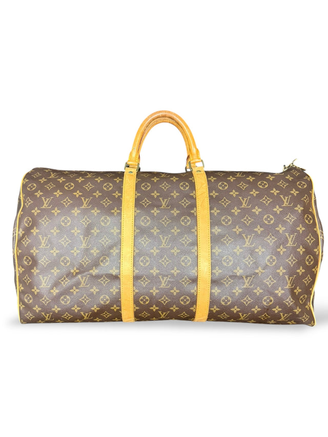 Louis Vuitton Keepall 60 Reisetasche Weekender Tasche Monogram Braun