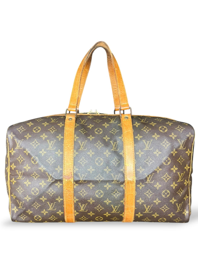 Louis Vuitton Sac Souple 45 Reisetasche Weekender Keepall Monogram Braun