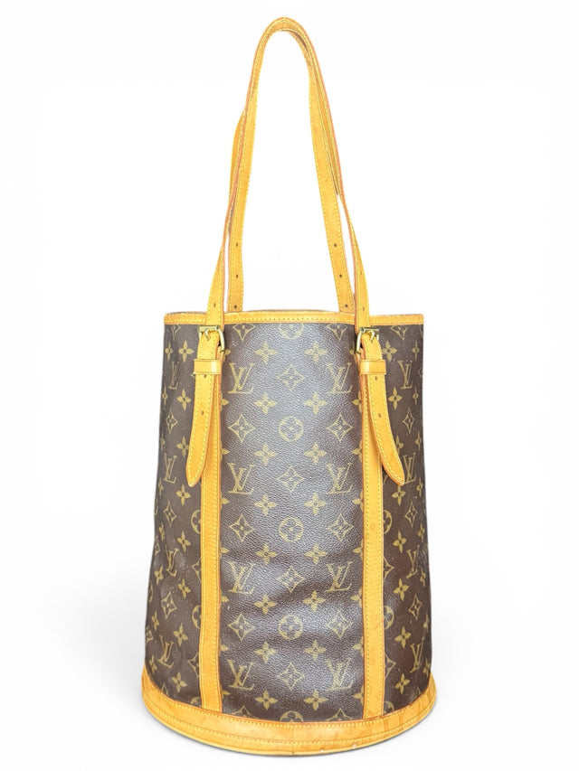 Louis Vuitton Bucket GM Handtasche Shopper Monogram Braun