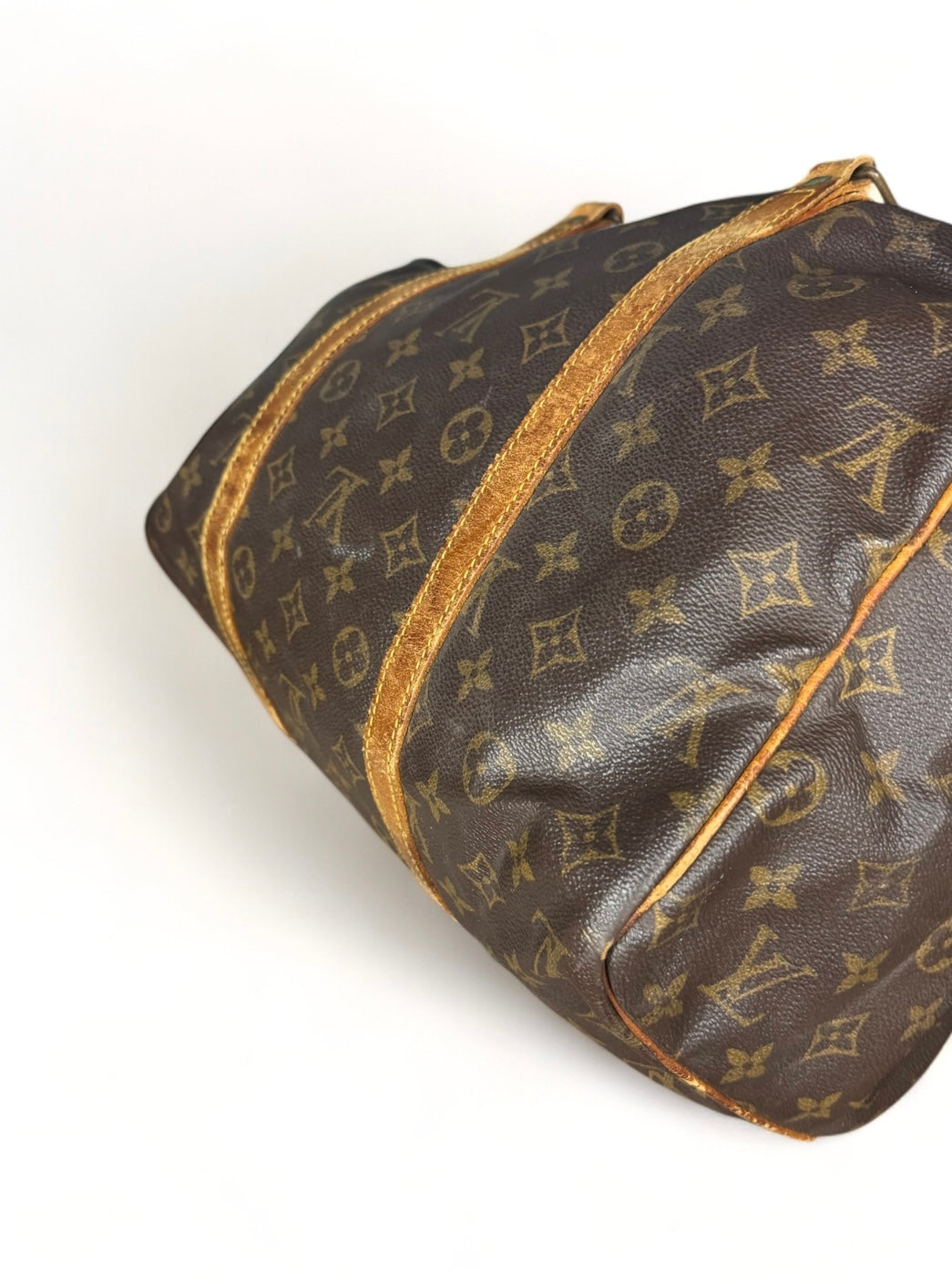 Louis Vuitton Sac Souple 35 Reisetasche Weekender Keepall Monogram Braun