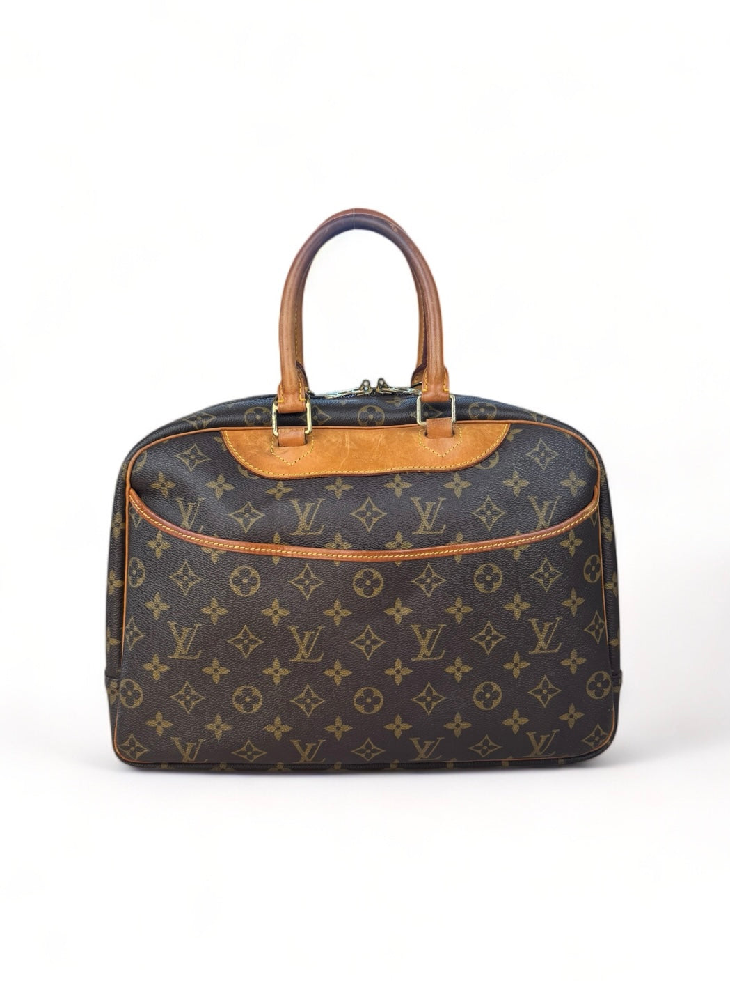 Louis Vuitton Deauville Handtasche Monogram Braun