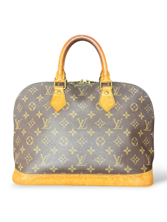 Louis Vuitton Alma Handtasche Tasche Monogram Braun
