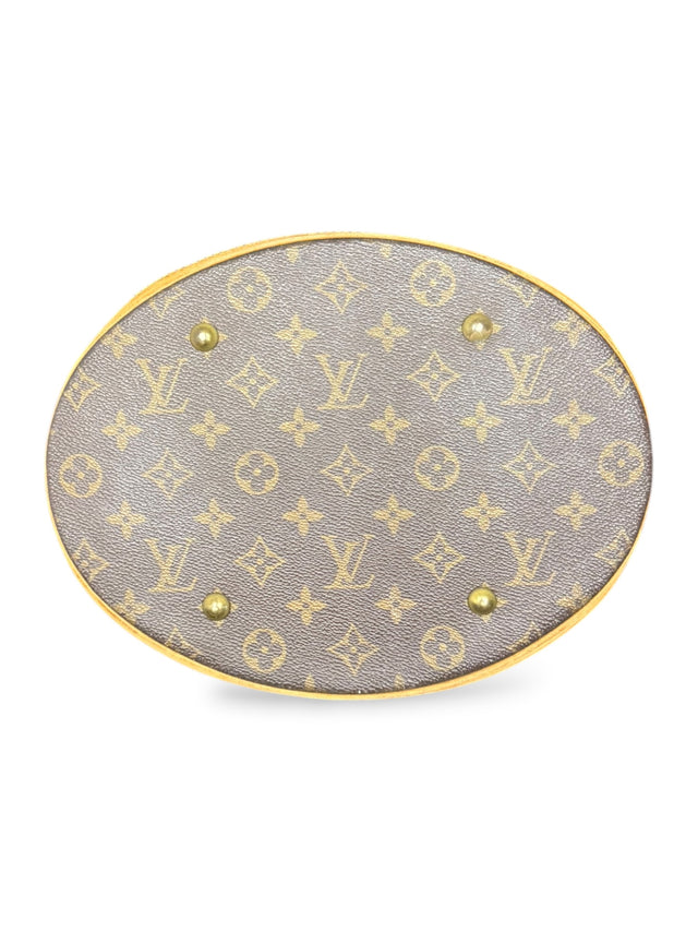 Louis Vuitton Bucket GM Handtasche Shopper Monogram Braun