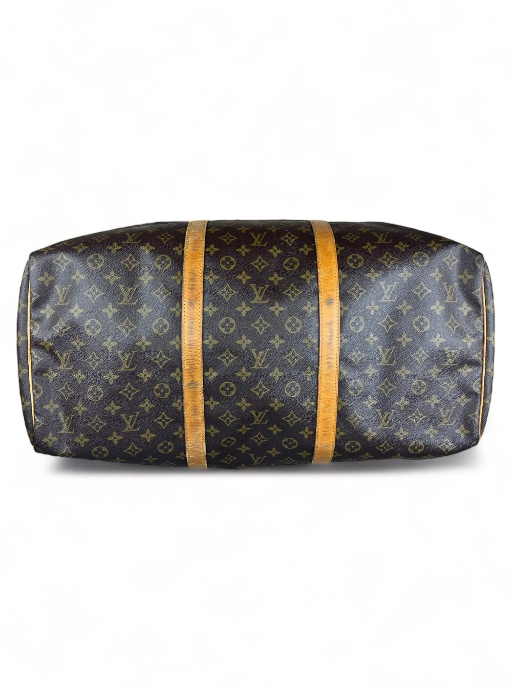 Louis Vuitton Sac Souple 55 Reisetasche Weekender Keepall Monogram Braun