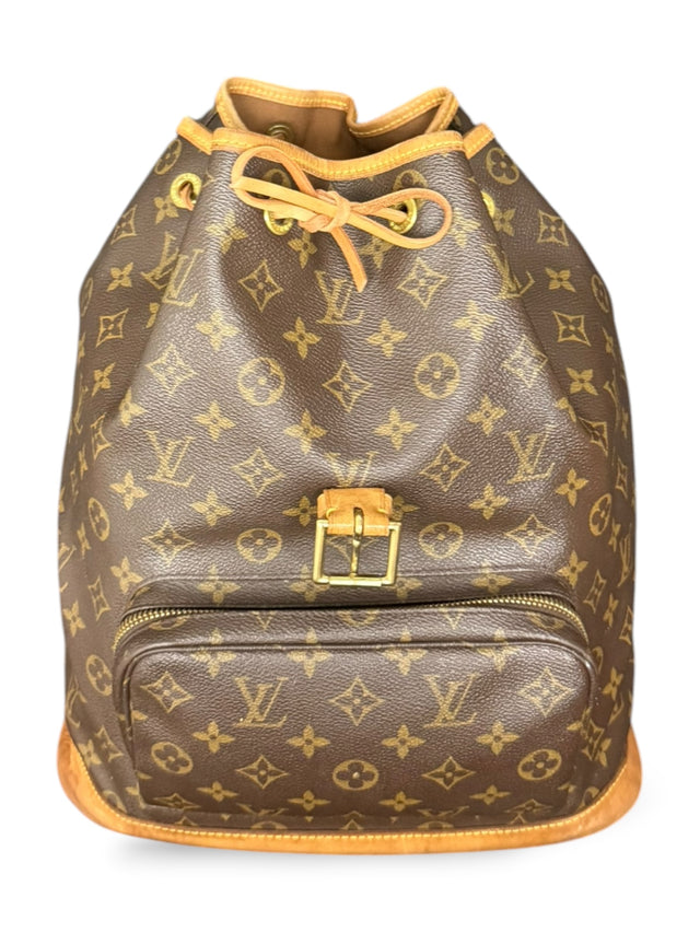 Louis Vuitton Montsouris GM Rucksack Tasche Monogram Braun