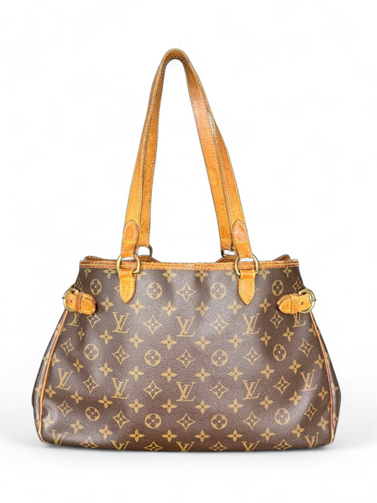 Louis Vuitton Batignolles Horizontal Handtasche Monogram Braun