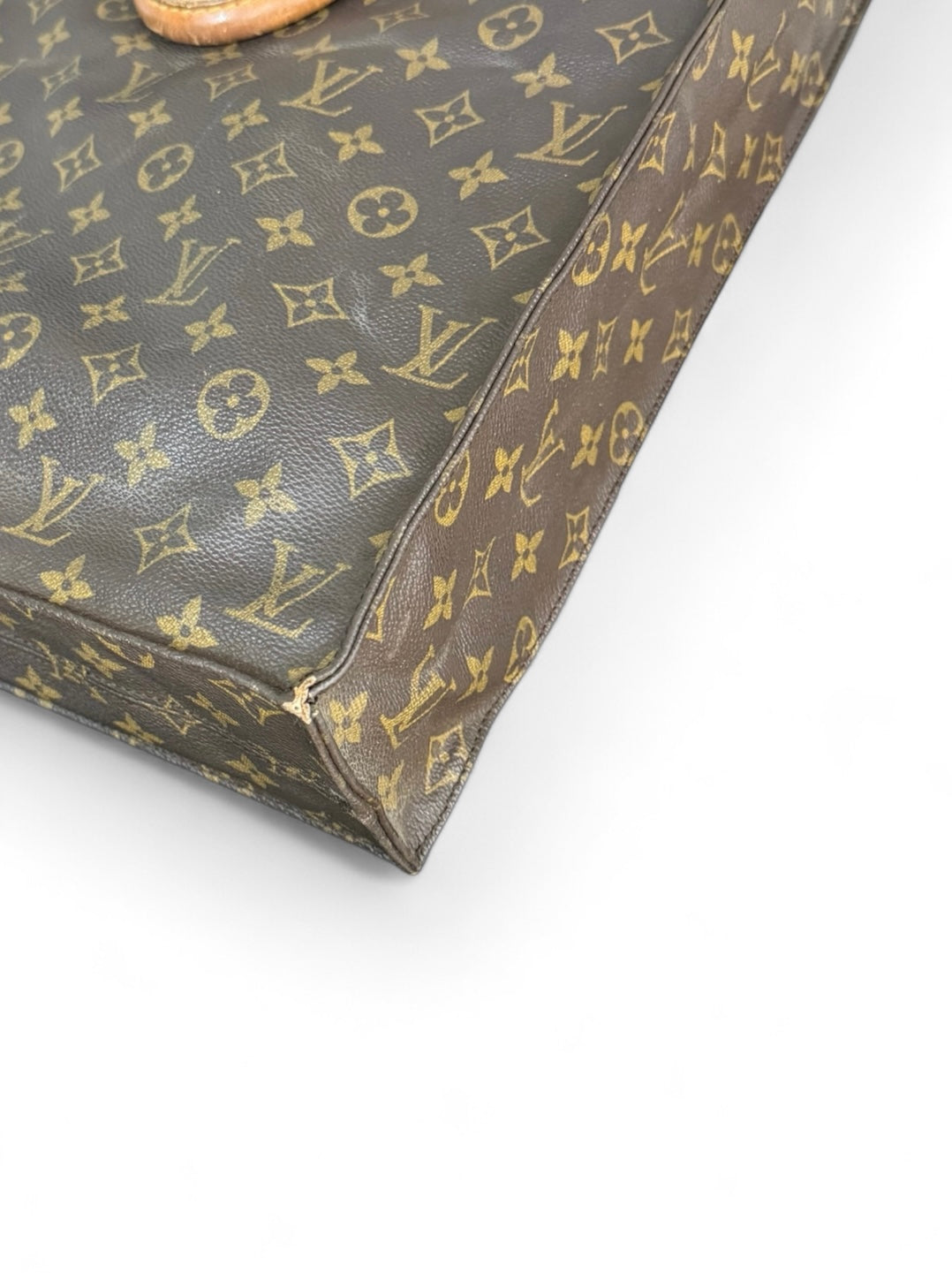 Louis Vuitton Sac Plat Handtasche Tote Bag Shopper Monogram Braun