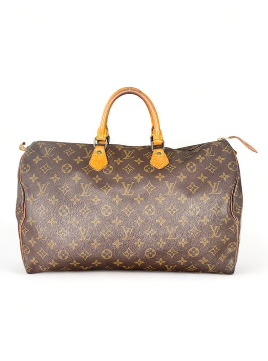 Louis Vuitton Speedy 40 Handtasche Monogram Braun