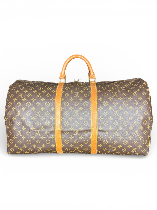 Louis Vuitton Keepall 60 Reisetasche Weekender Tasche Monogram Braun