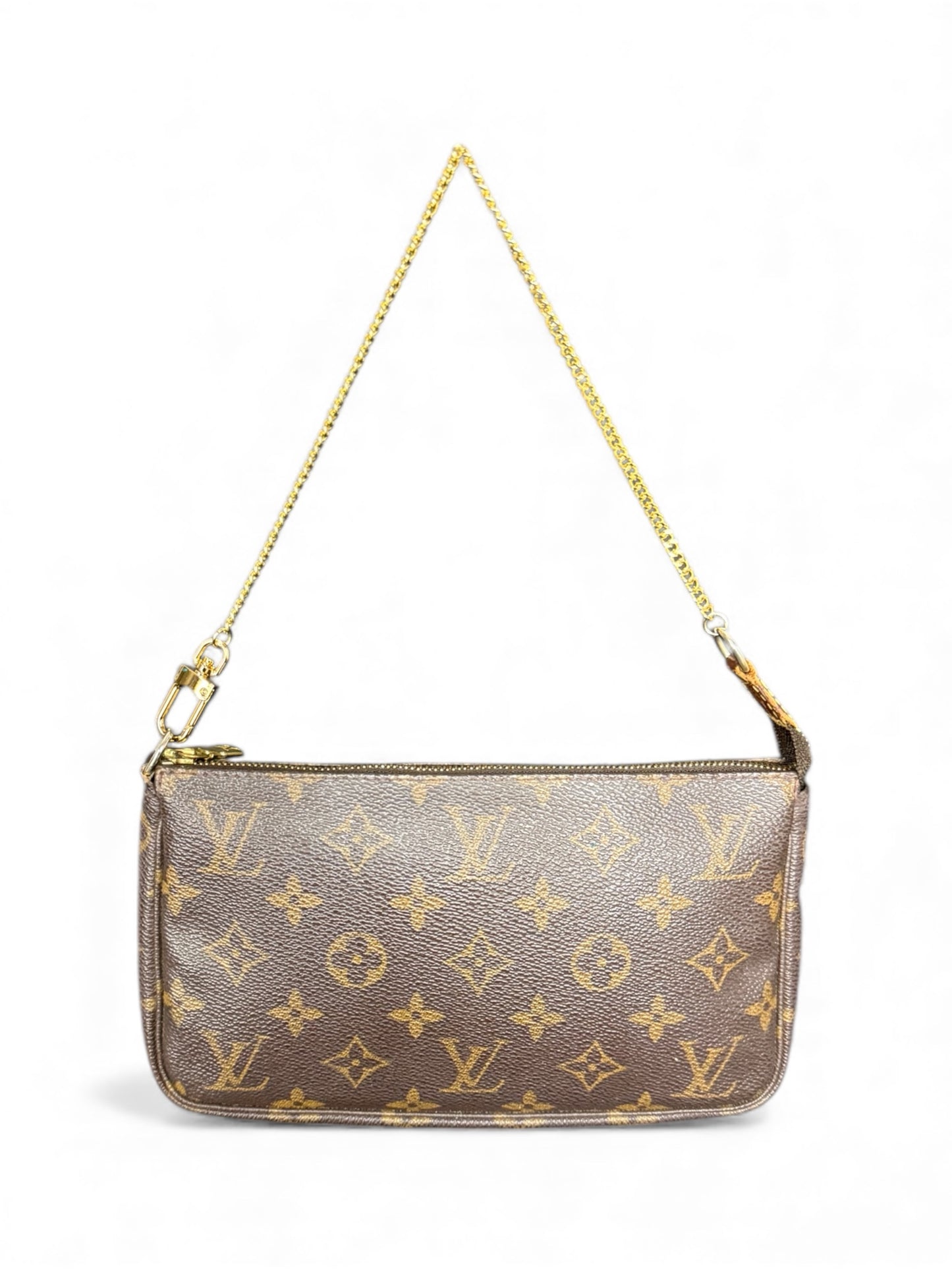 Louis Vuitton Pochette Accessoires Handtasche Monogram Braun
