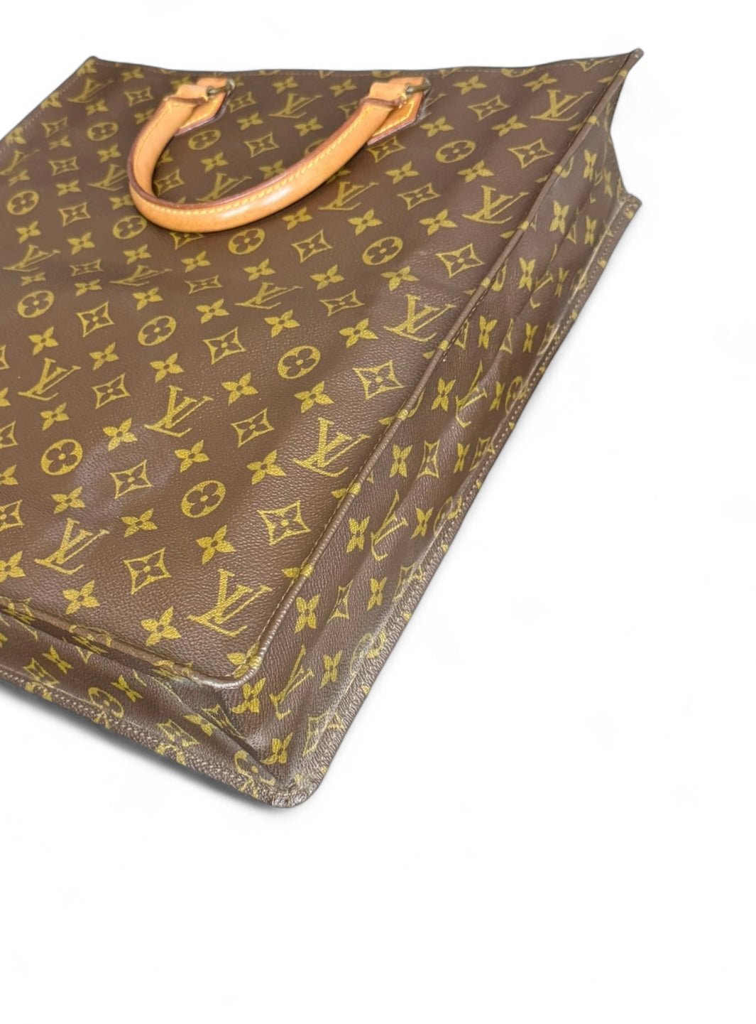 Louis Vuitton Sac Plat Handtasche Tote Bag Shopper Monogram Braun