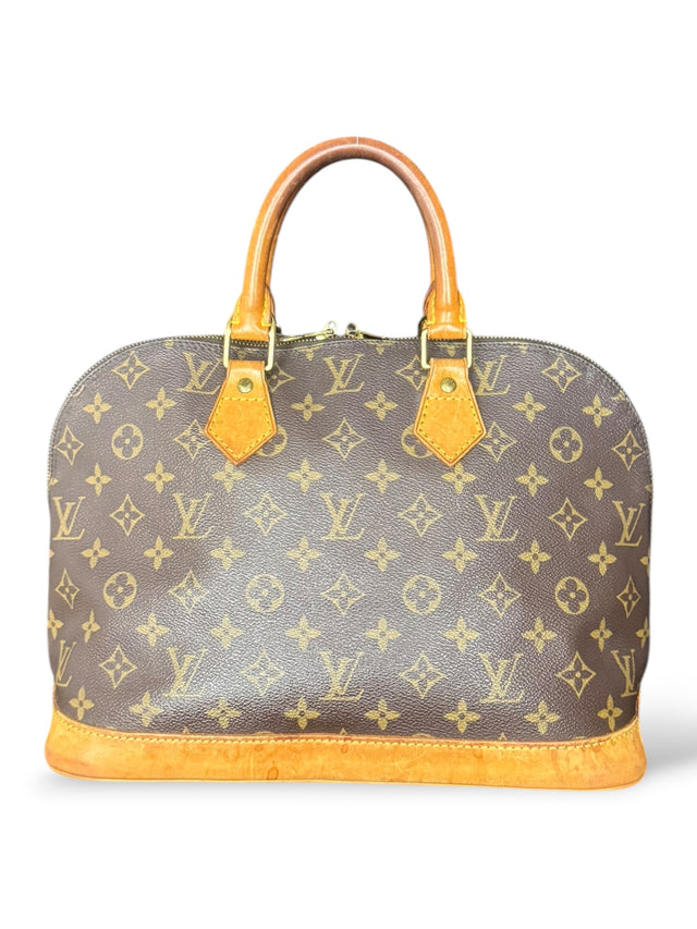 Louis Vuitton Alma Handtasche Tasche Monogram Braun