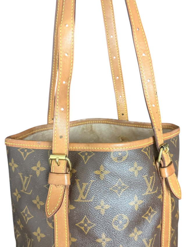 Louis Vuitton Bucket GM Handtasche Shopper Monogram Braun