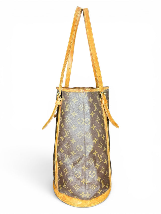 Louis Vuitton Bucket GM Handtasche Shopper Monogram Braun