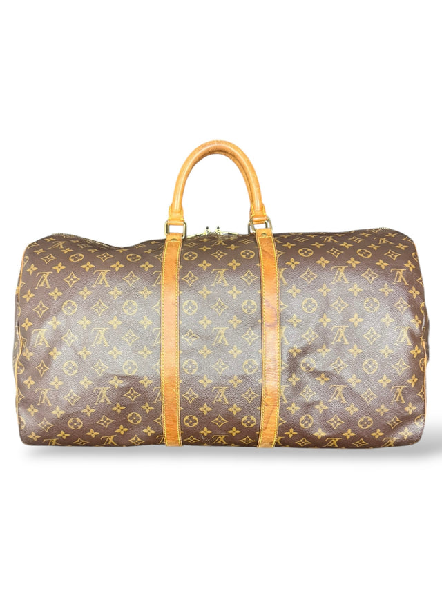 Louis Vuitton Keepall 55 Reisetasche Weekender Tasche Monogram Braun