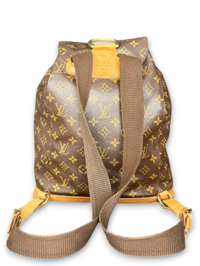 Louis Vuitton Montsouris GM Rucksack Tasche Monogram Braun