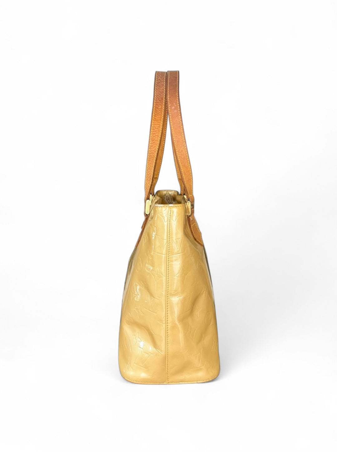Louis Vuitton Houston Handtasche Vernis Monogram Gold