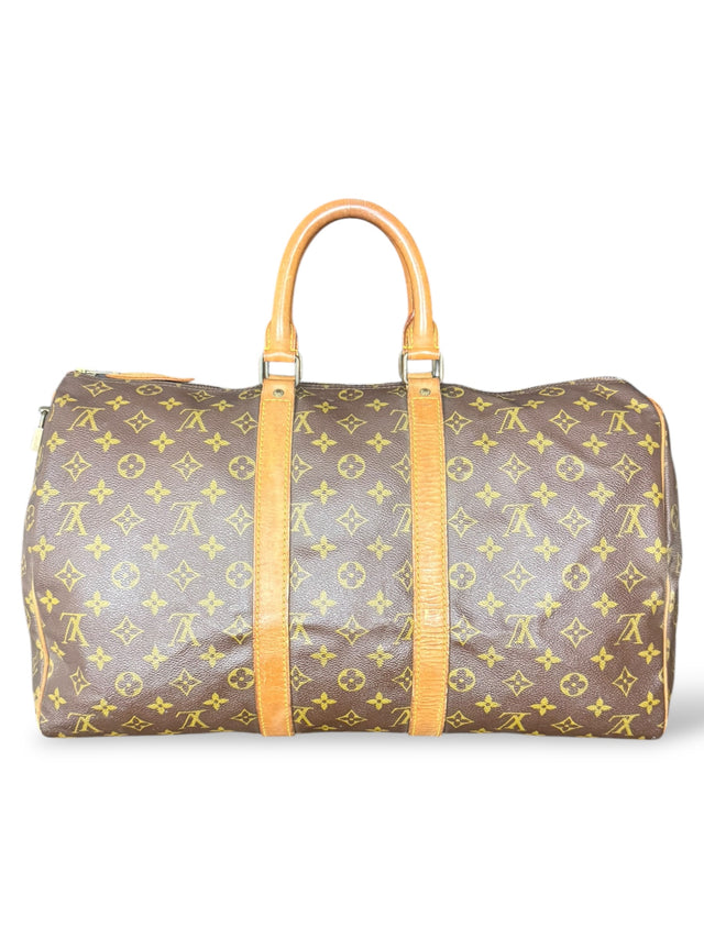 Louis Vuitton Keepall 45 Reisetasche Weekender Tasche Monogram Braun
