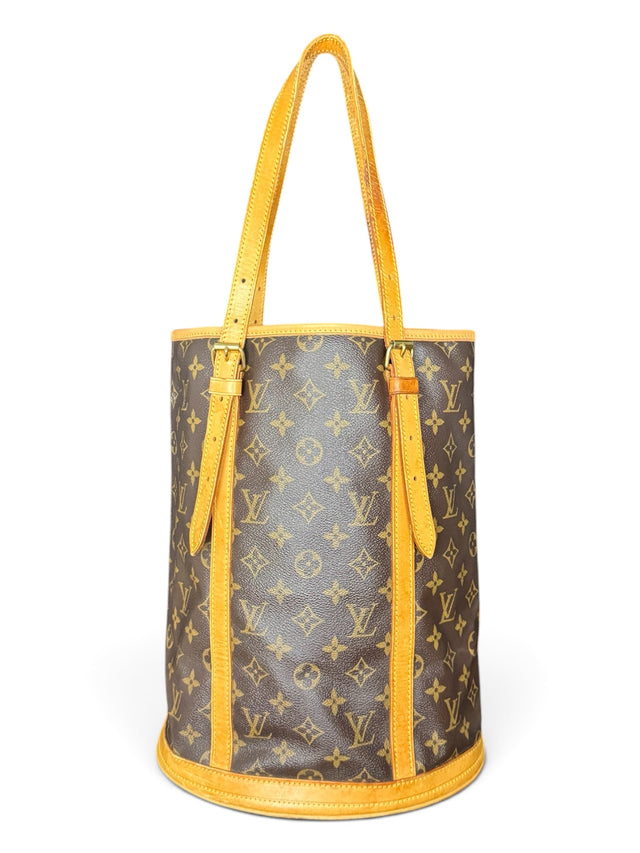 Louis Vuitton Bucket GM Handtasche Shopper Monogram Braun