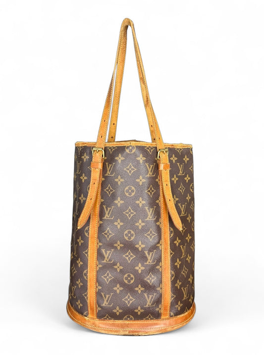 Louis Vuitton Bucket GM Handtasche Shopper Monogram Braun