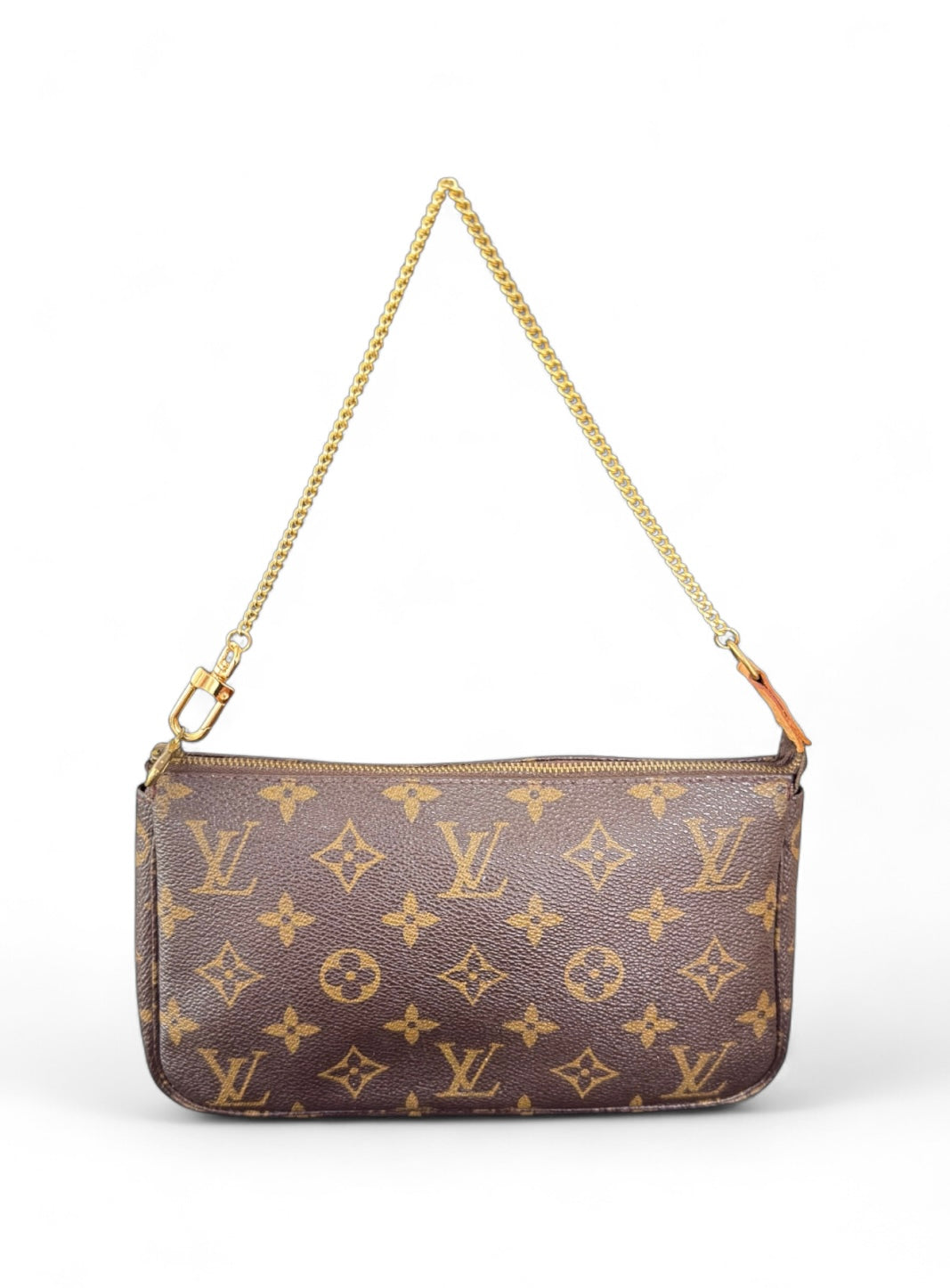 Louis Vuitton Pochette Accessoires Handtasche Monogram Braun