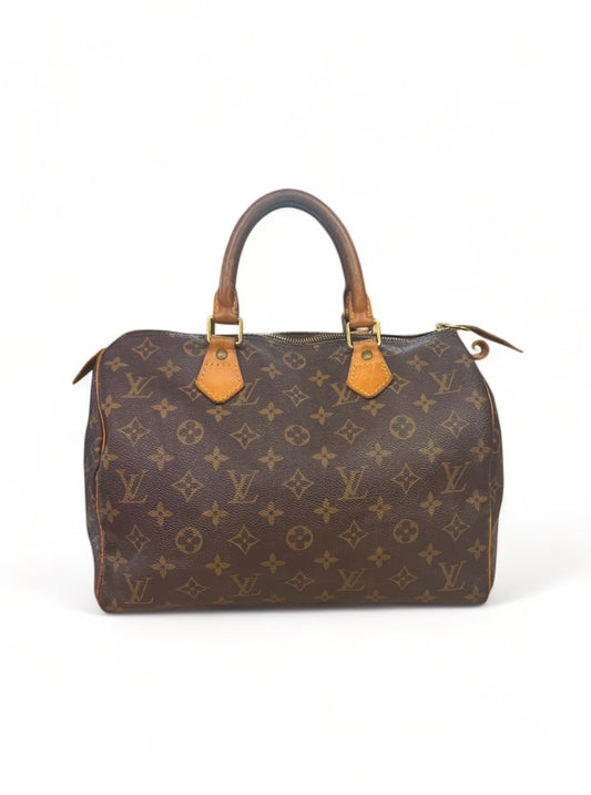 Louis Vuitton Speedy 30 Handtasche Monogram Braun