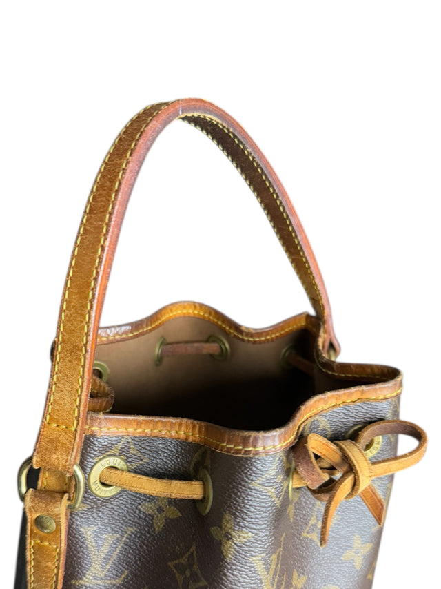 Louis Vuitton Nano Mini Sac Noe Grande Handtasche Monogram Braun